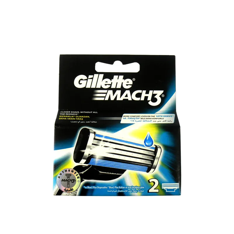 تیغ یدک ژیلت مدل Mach 3 بسته 2 عددی