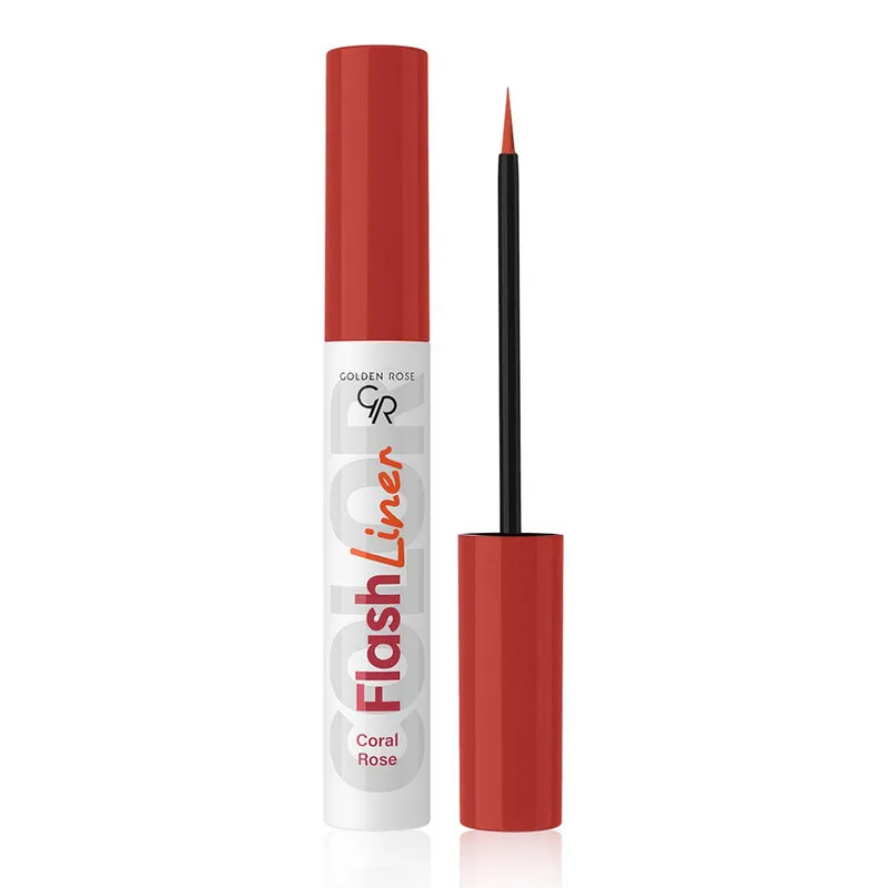 خط چشم مویی گلدن رز مدل Coral رنگ قرمز - تصویر 2