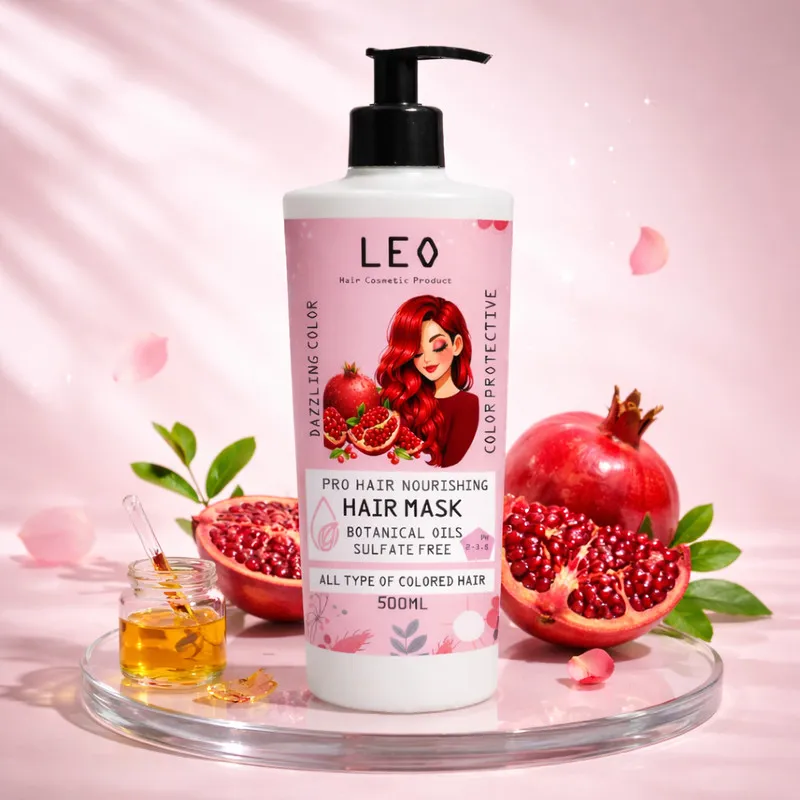 ماسک تثبیت کننده رنگ مو کننده لئو مدل Botonical مناسب برای موهای رنگ شده حجم 500 میلی لیتر - تصویر 3