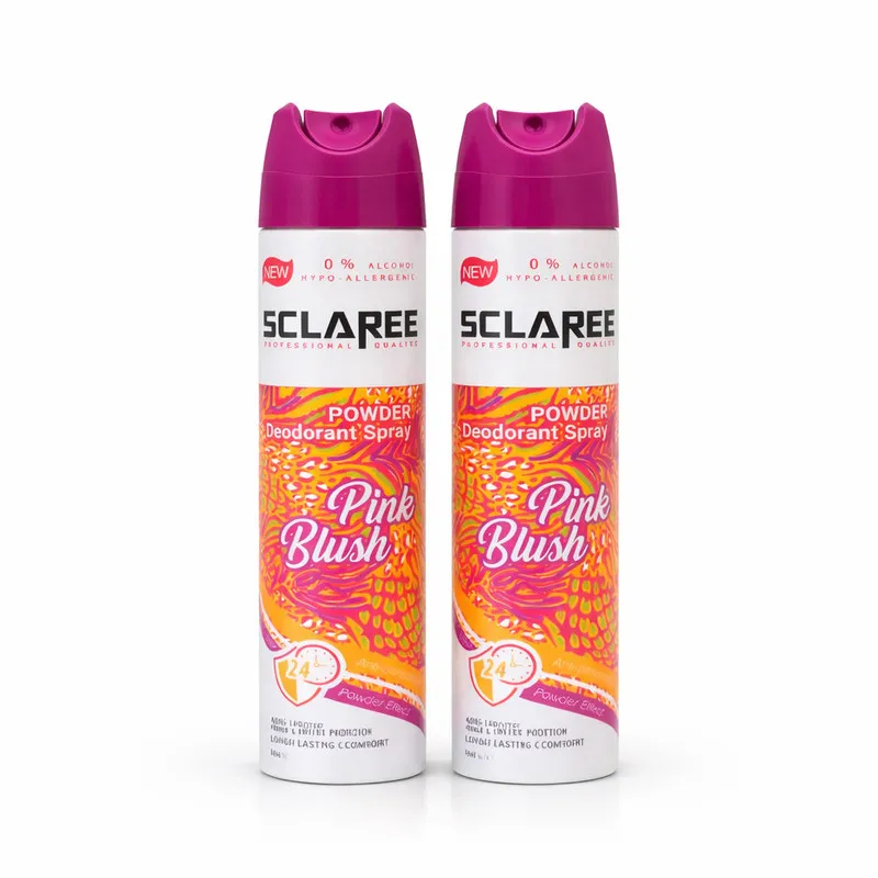 اسپری دئودورانت مردانه اسکلاره مدل Pink Blush حجم 200 میلیلیتر بسته دو عددی - تصویر 2