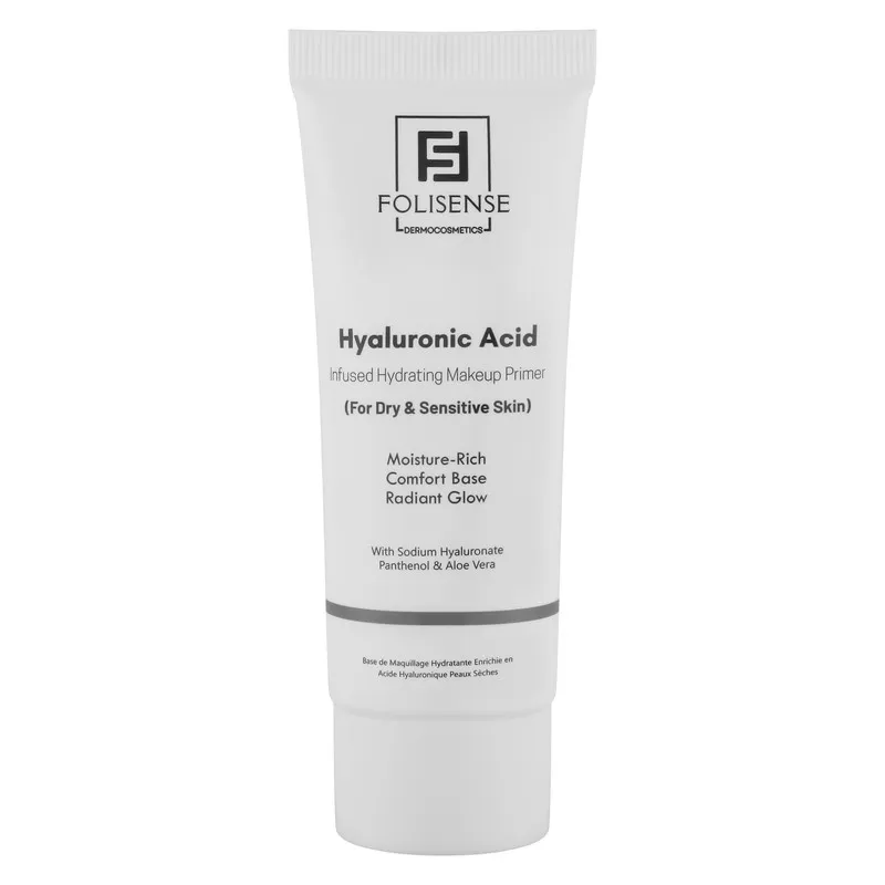 پرایمر صورت فولیسنس مدل Hyaluronic Acid مناسب برای پوست انواع پوست حجم 40 میلی‌لیتر
