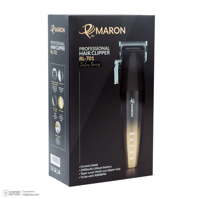 ماشین اصلاح موی سر و صورت شارژی پرومارون مدل RL-701 - تصویر 6