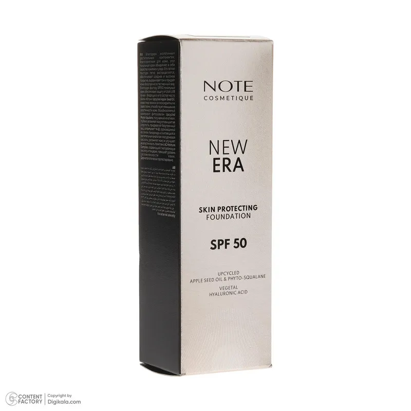 کرم پودر مایع SPF 50 نوت مدل NEW ERA شماره 140 مناسب برای انواع پوست حجم 30 میلی‌لیتر - تصویر 4