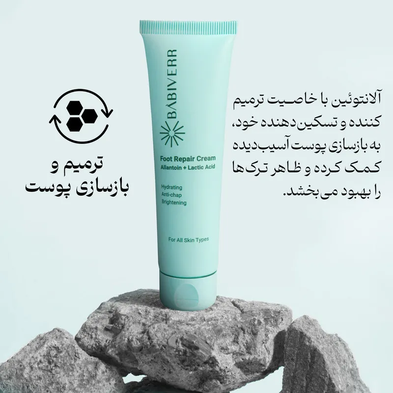 کرم ترک پا باب ایور مدل آلانتوئین و لاکتیک اسید 3% حجم 100 میلی لیتر مجموعه 2 عددی - تصویر 6