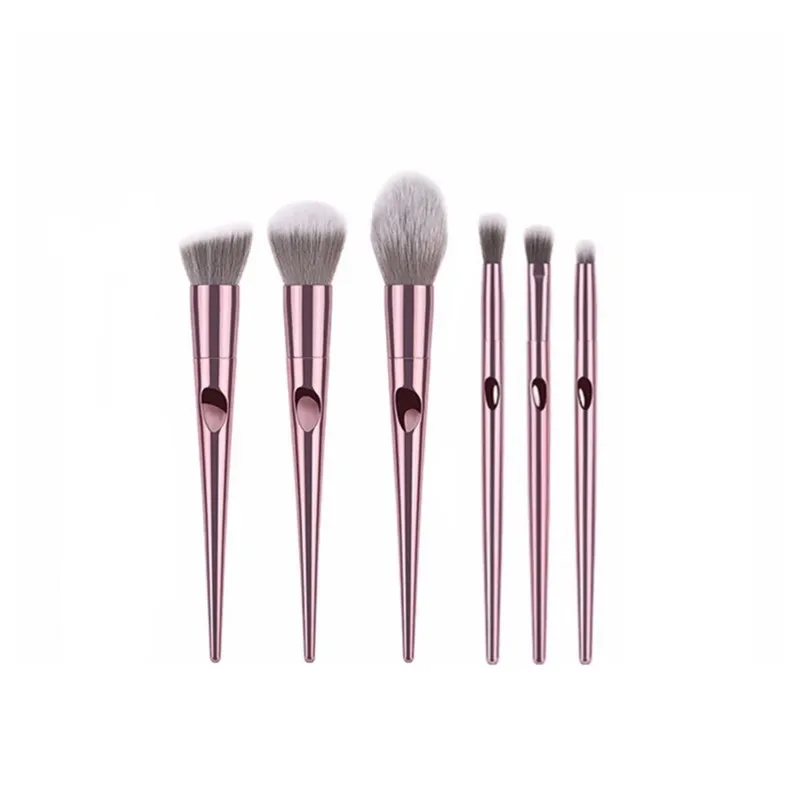 ست براش آرایشی ای دی اس  مدل COMPLETE SILK بسته 6 عددی