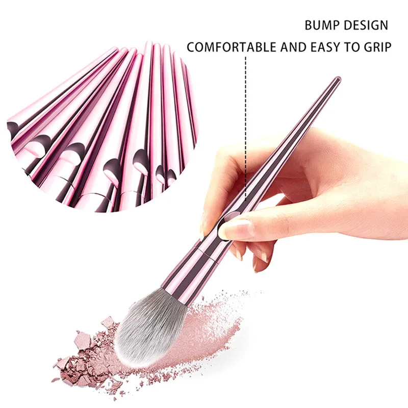 ست براش آرایشی ای دی اس  مدل COMPLETE SILK بسته 6 عددی - تصویر 4
