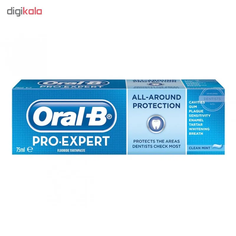 خمیر دندان اورال-بی مدل all-around protection حجم 75 میلی لیتر - تصویر 2