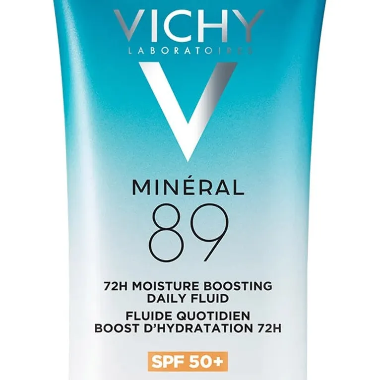 کرم آبرسان صورت، گردن ویشی مدل Mineral 89 با SPF50 مناسب برای انواع پوست حجم 50 میلیلیتر - تصویر 2