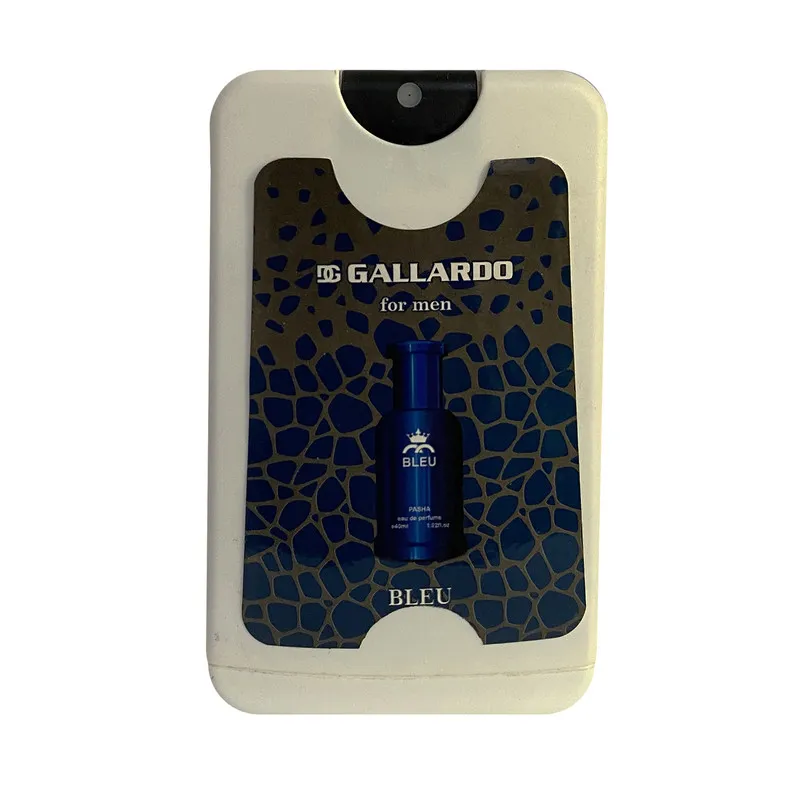 عطر جیبی مردانه گالاردو مدل Bleu با رایحه خنک حجم 45 میلیلیتر