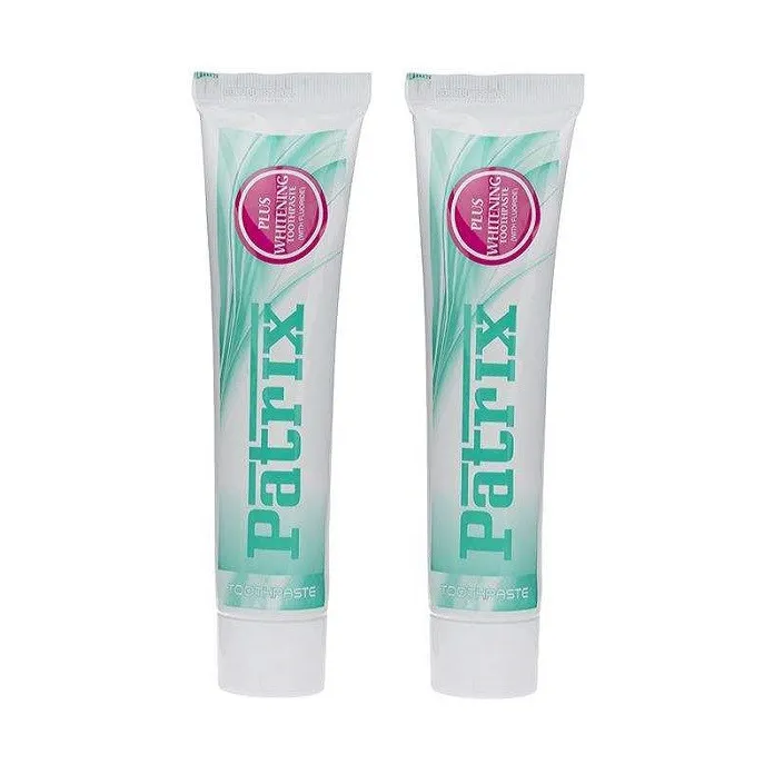 خمیر دندان پاتریکس مدل Plus Whitening حجم 70 میلی لیتر بسته 2 عددی