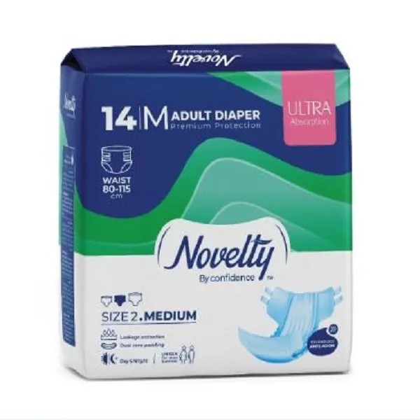 پوشینه چسبی بزرگسال ناولتی مدل Core سایز Medium بسته 14عددی - تصویر 2