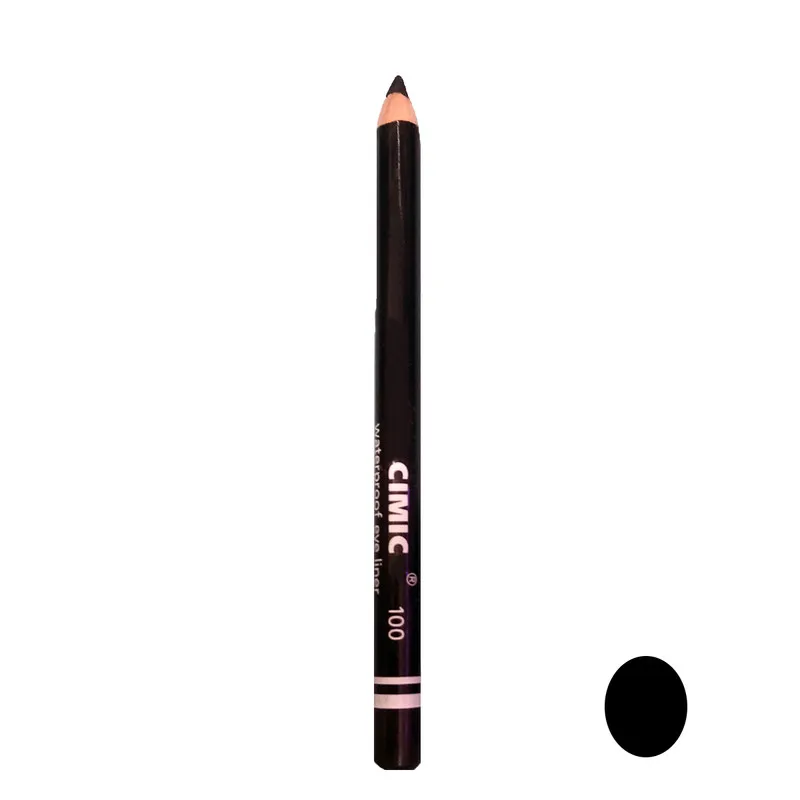 مداد چشم سیمیک مدل Waterproof رنگ مشکی شماره 100 - تصویر 2