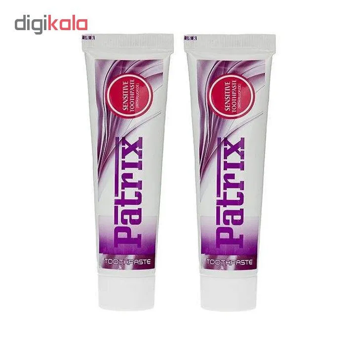 خمیر دندان پاتریکس مدل Sensetive حجم 70 میلی لیتر بسته 2 عددی - تصویر 2