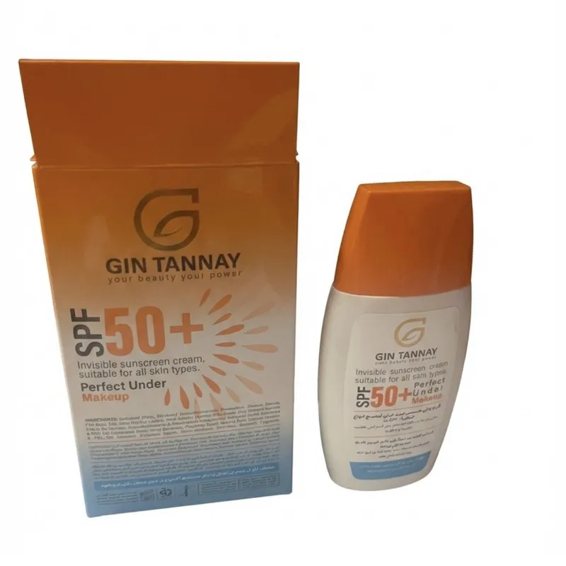 فلوئید ضد آفتاب بی رنگ دست و صورت و گردن ژین تانای SPF50 مدل fotoprotector محافظ در برابر UVA و UVB مناسب برای انواع پوست حجم 50 میلی لیتر - تصویر 2