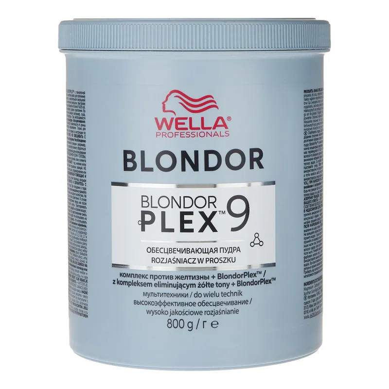پودر دکلره ولا پرفشنال مدل PLEX-9 وزن 800 گرم رنگ آبی