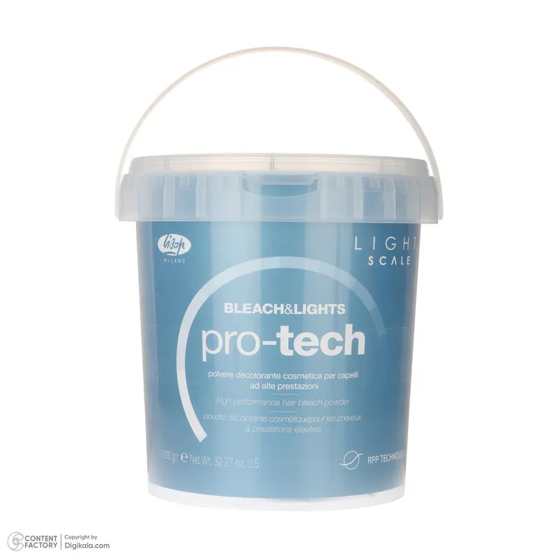 پودر دکلره لیزاپ مدل pro-tech وزن 1000 گرم رنگ سفید - تصویر 5