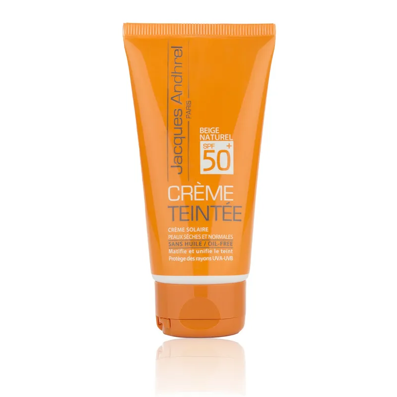 کرم ضد آفتاب رنگی ژاک آندرل پاریس SPF 50 مدل طبیعی محافظ UVA/UVB مناسب برای پوست خشک حجم 50 میلیلیتر - تصویر 2