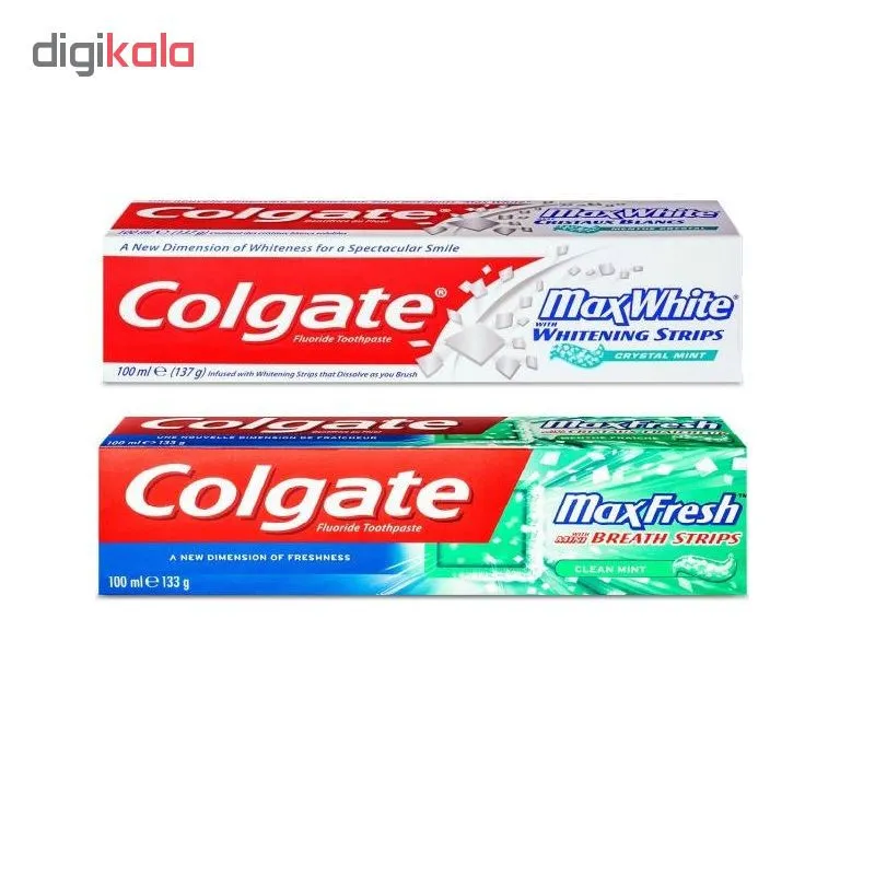 خمیر دندان کلگیت کد 03 حجم 100 میلی لیتر مجموعه 2 عددی - تصویر 4