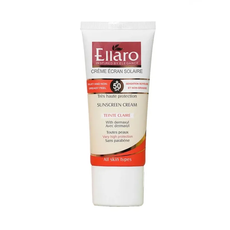 کرم ضد آفتاب رنگی الارو SPF 50 مدل 1 محافظ uva/uvb ‌مناسب برای انواع پوست حجم 50 میلی‌لیتر - تصویر 2