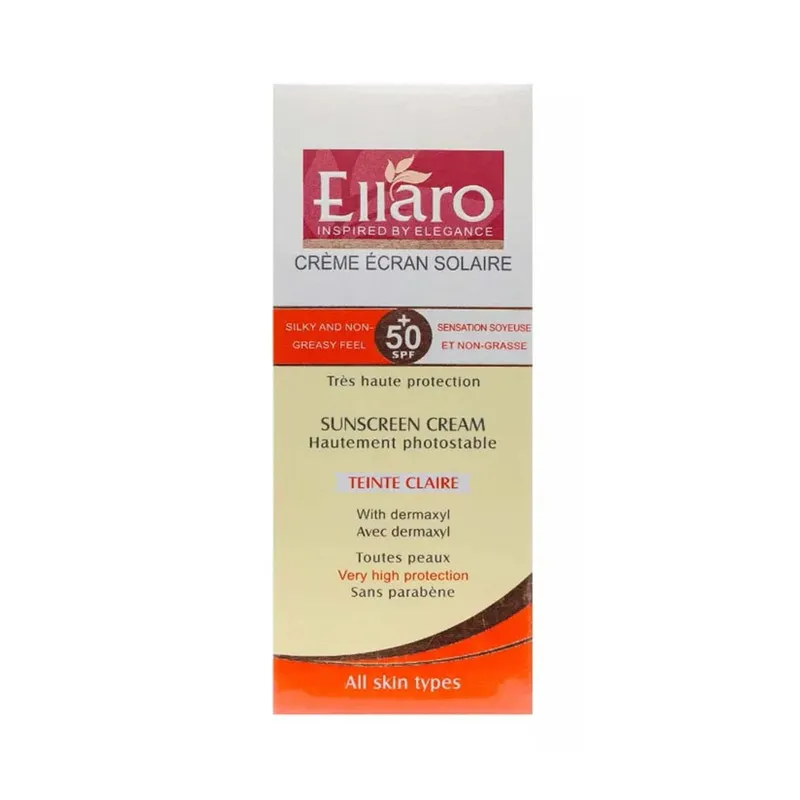 کرم ضد آفتاب رنگی الارو SPF 50 مدل 1 محافظ uva/uvb ‌مناسب برای انواع پوست حجم 50 میلی‌لیتر - تصویر 3