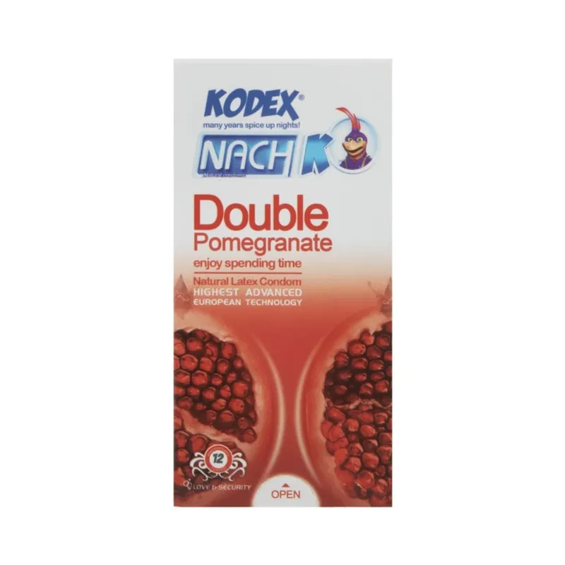 کاندوم کلاسیک ناچ کدکس مدل 0.03 بسته 10 عددی به همراه کاندوم تنگ کننده ناچ کدکس مدل DOUBLE POMEGRANATE بسته 12 عددی - تصویر 3