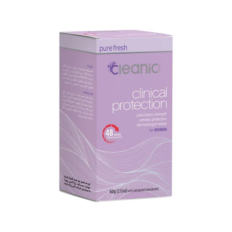 دئودورانت زنانه کلینیک کیندی مدل PURE FRESH حجم 60 میلی لیتر - تصویر 2
