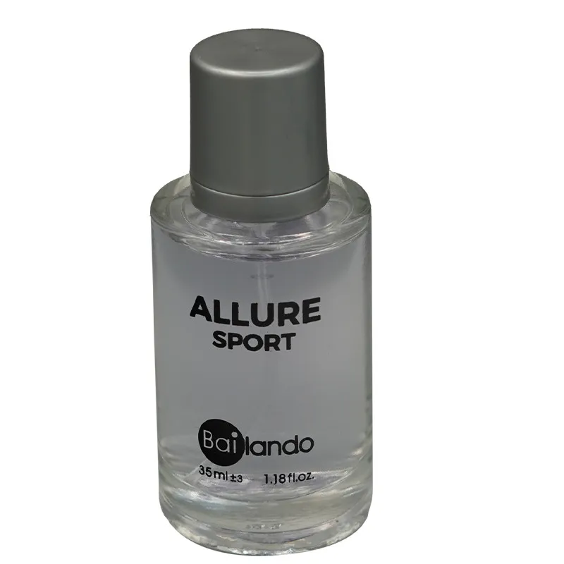 عطر جیبی مردانه بایلندو مدل آلور اسپورت ALLURE SPORT با رایحه شیرین حجم 35 میلیلیتر