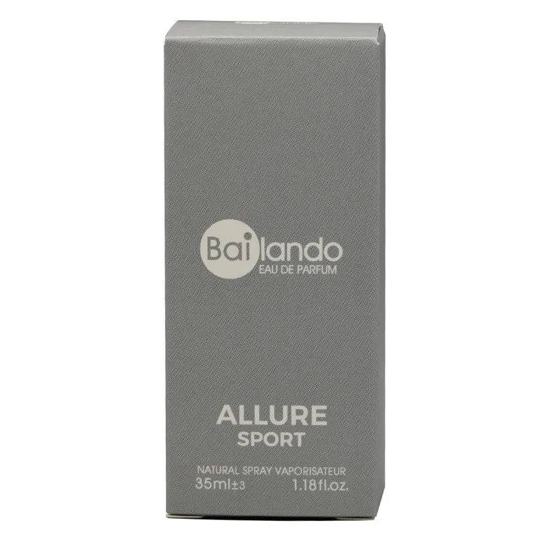 عطر جیبی مردانه بایلندو مدل آلور اسپورت ALLURE SPORT با رایحه شیرین حجم 35 میلیلیتر - تصویر 2