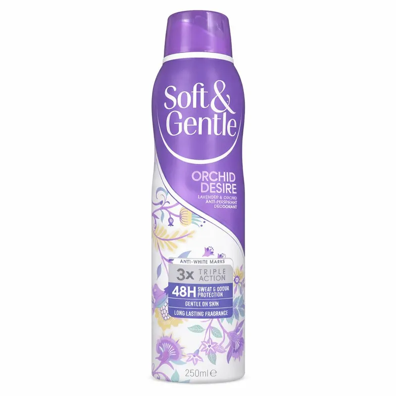 اسپری دئودورانت زنانه سافت اند جنتل مدل ORCHID DESIRE حجم 250 میلیلیتر - تصویر 2