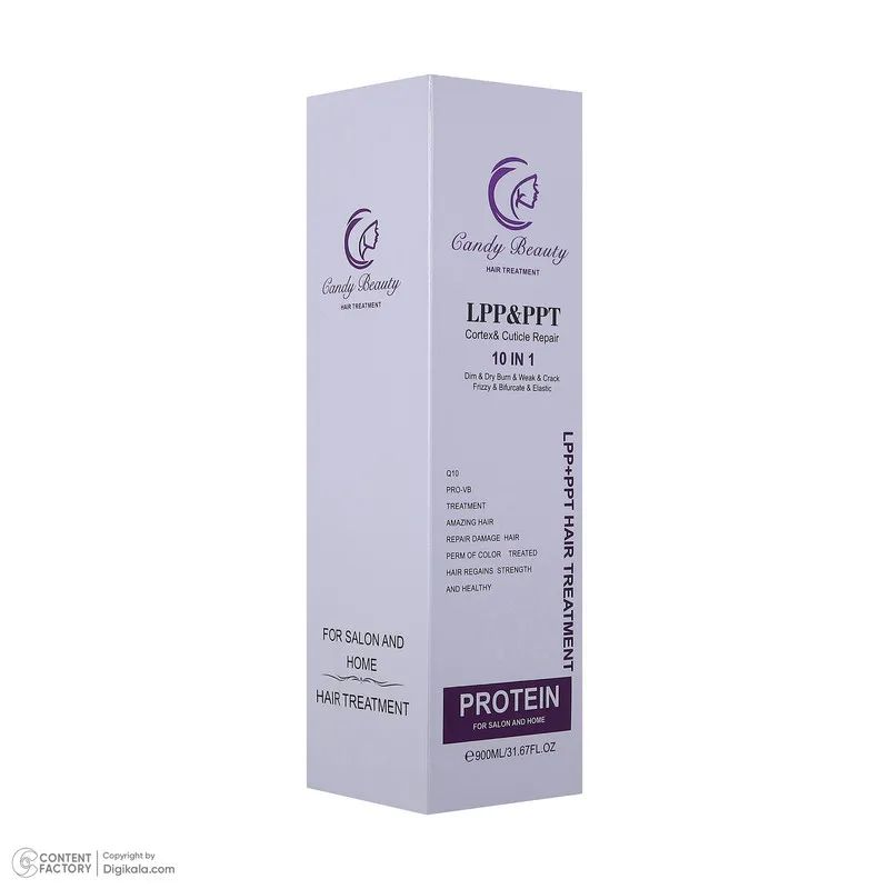 ماسک پروتئین مو تقویت کننده کندی بیوتی مدل LPP & PPT مناسب برای انواع مو حجم 900 میلی لیتر - تصویر 3