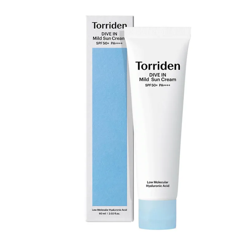  کرم ضد آفتاب بی‌رنگ صورت، دست، گردن توریدن SPF 50 مدل dive in mild ‌محافظ UVA/UVB مناسب برای انواع پوست حجم 60 میلی‌ لیتر  - تصویر 2