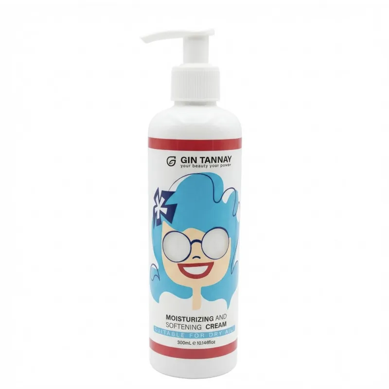 کرم آبرسان گردن، دور چشم، بدن ژین تانای مدل Softening مناسب برای پوست خشک و حساس حجم 300 میلیلیتر