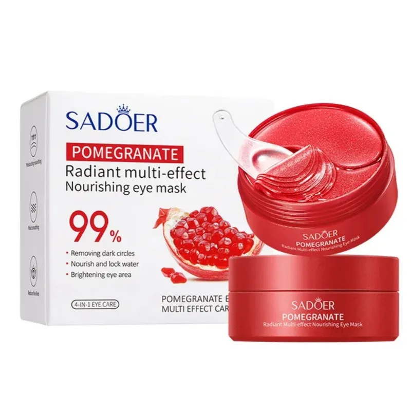 ماسک زیر چشم سادور مدل انار مناسب برای انواع پوست وزن 80 گرم بسته 60 عددی - تصویر 3
