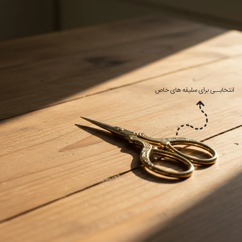 قیچی ابرو مدل کلکسیونی کد 01 - تصویر 2