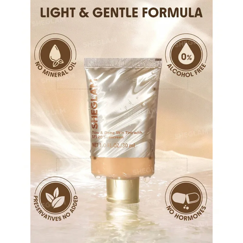 کرم پودر مایع SPF20 شیگلم مدل Buttercream شماره 02 مناسب برای انواع پوست حجم 30 میلیلیتر - تصویر 2