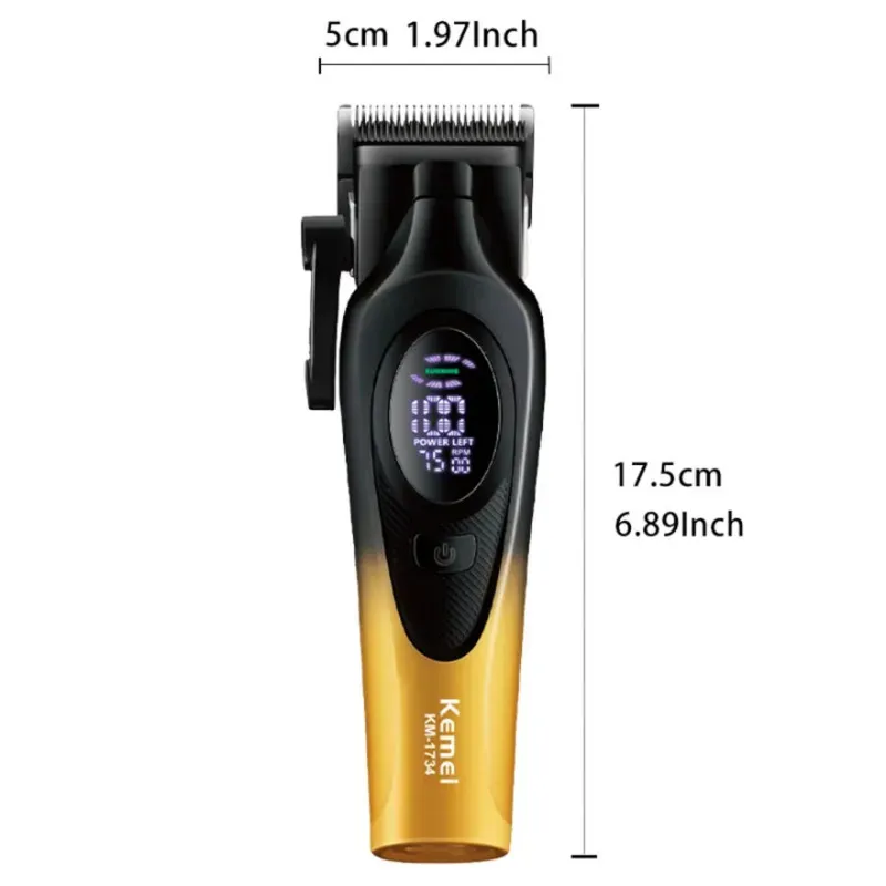 ماشین اصلاح موی سر و صورت شارژی کیمی مدل km-1734 - تصویر 2