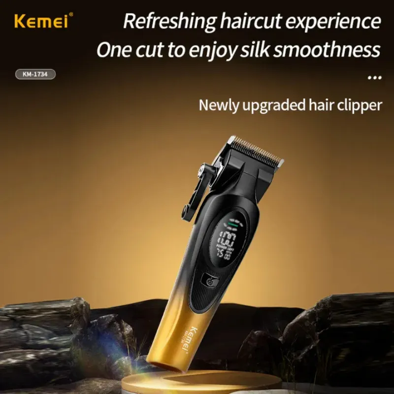 ماشین اصلاح موی سر و صورت شارژی کیمی مدل km-1734 - تصویر 4