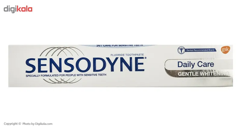 خمیر دندان سنسوداین سری Daily Care مدل Gentle Whitening حجم 75 میلی لیتر - تصویر 3