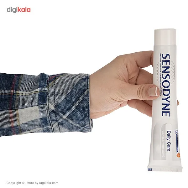 خمیر دندان سنسوداین سری Daily Care مدل Gentle Whitening حجم 75 میلی لیتر - تصویر 5