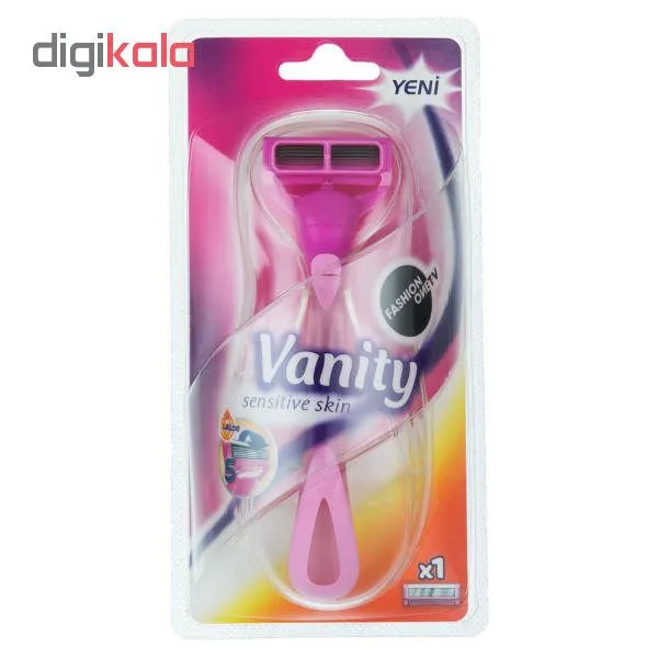 خود تراش مدل vanity به همراه تیغ یدک بسته 4 عددی - تصویر 2