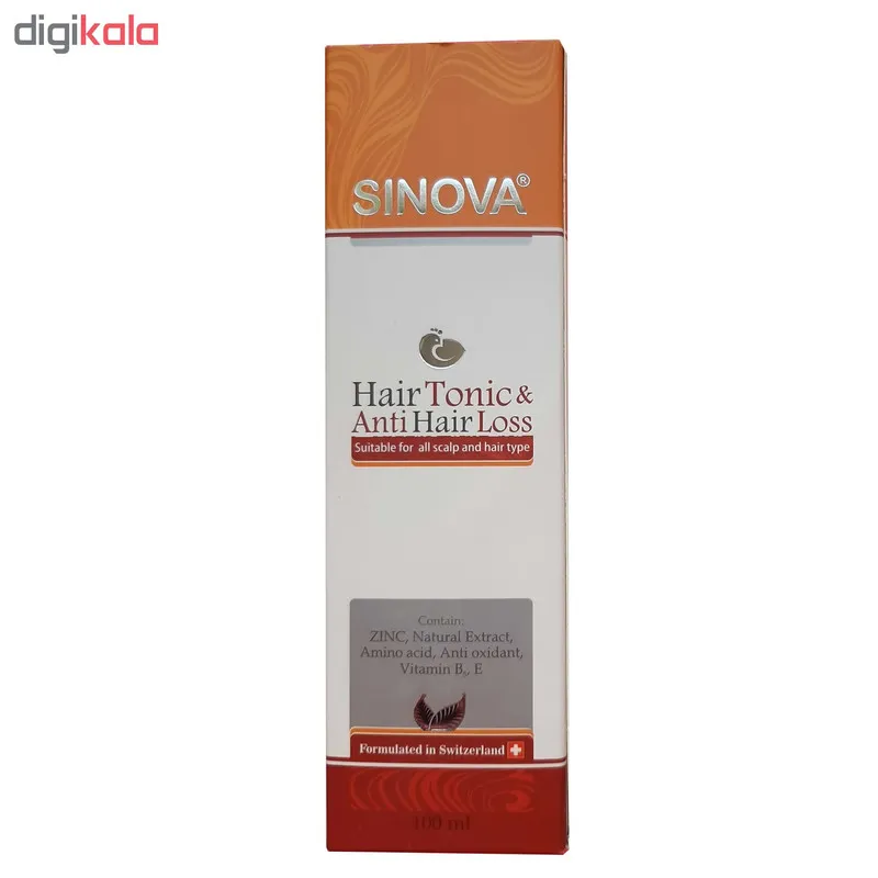 تونیک تقویت کننده مو سینوا مدل Anti Hair Loss حجم 100 میلی لیتر - تصویر 2