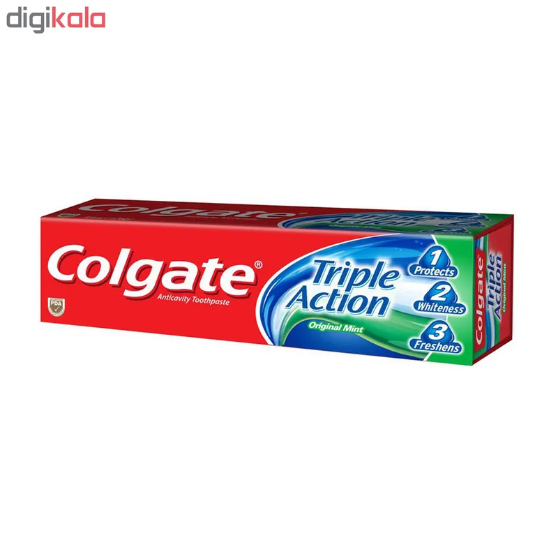 خمیر دندان کولگیت مدل triple حجم 50 میلی لیتر - تصویر 3