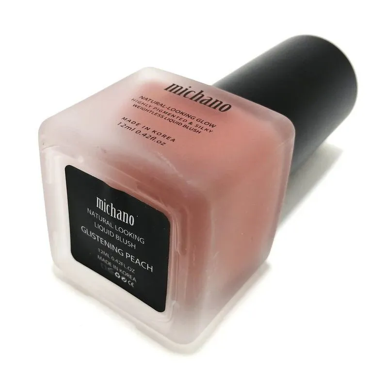 رژگونه مایع براق میچانو مدل Glistening Peach شماره 5 - تصویر 2
