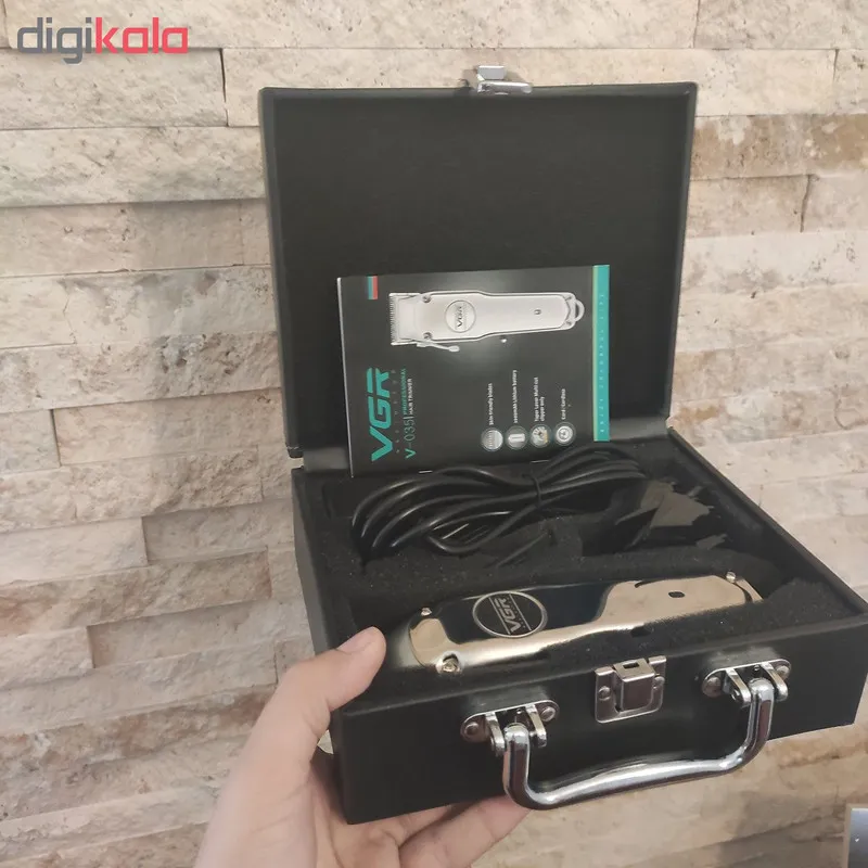 ماشین اصلاح موی سر و صورت وی جی آر مدل V-035 - تصویر 5