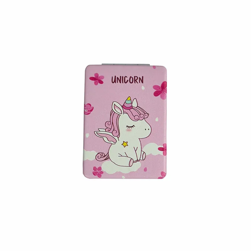 آینه آرایشی تاشو جیبی مدل Unicorn