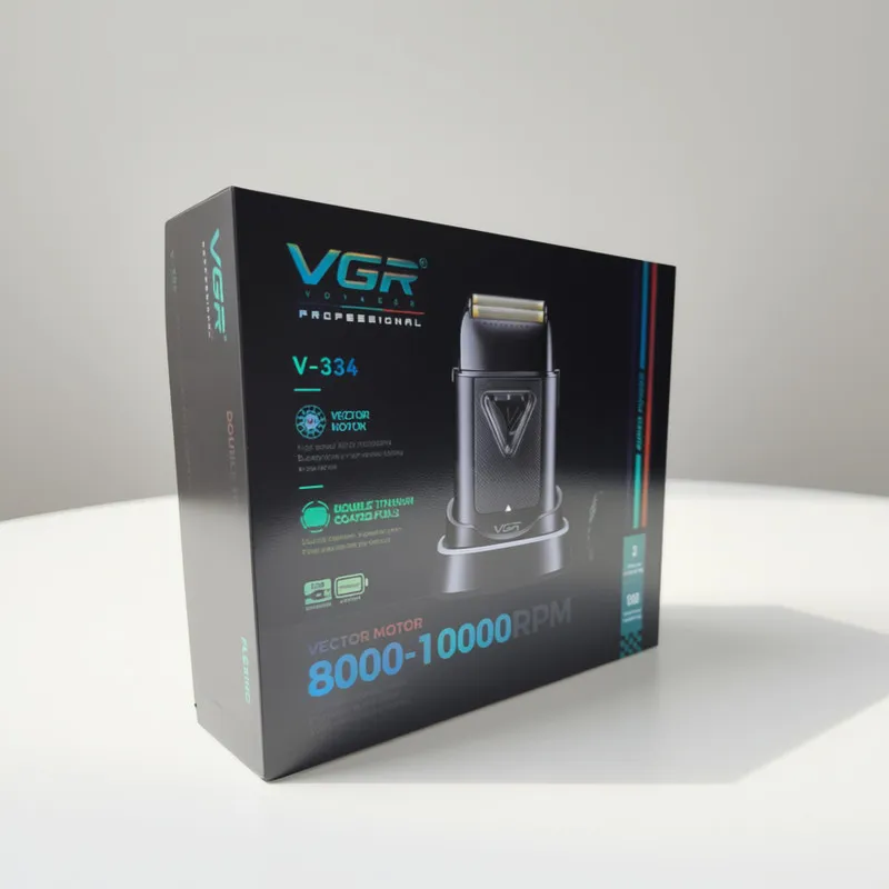 ماشین اصلاح موی صورت شارژی وی جی ار مدل V-334 - تصویر 2