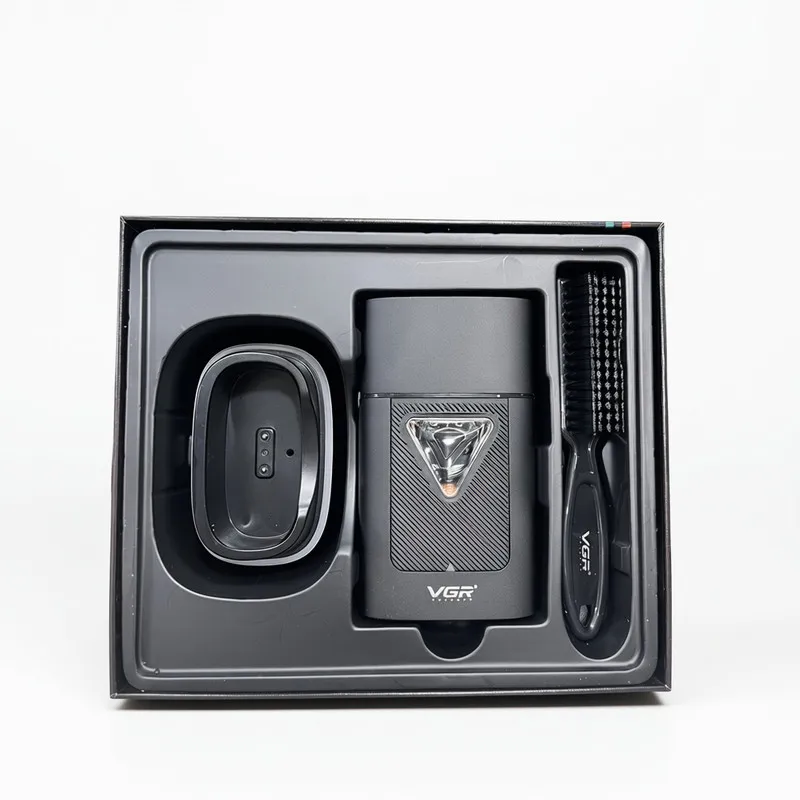 ماشین اصلاح موی صورت شارژی وی جی ار مدل V-334 - تصویر 3