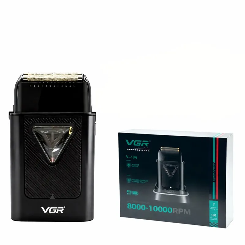 ماشین اصلاح موی صورت شارژی وی جی ار مدل V-334 - تصویر 4