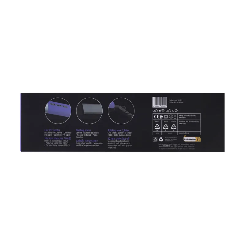 اتو و حالت‌دهنده‌ی مو کیپه مدل HOME PRECISION VLT - تصویر 6