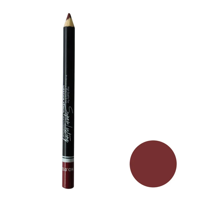 مداد لب سوپر لستینگ مدل waterproof شماره 12